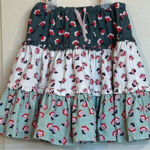 Mini Boden Corduroy Tiered Swing Skirt